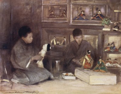 A Toy-shop by Mortimer Ludington Menpes